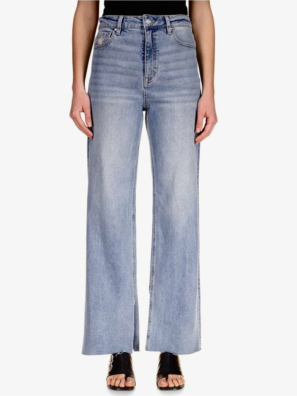 SANCTUARY Los Angeles, The Flashback High Rise Wide Leg Jeans